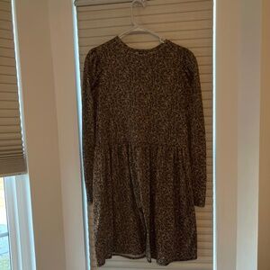 Zara  boho floral dress—long sleeve